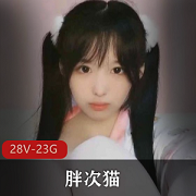 胖次猫大白兔合集,23.7G视频资源,青涩萌妹双马尾