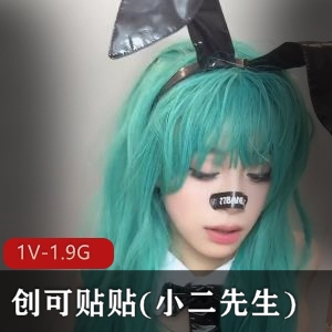 小二先生新作《创可贴贴布尔码》时长22分钟，1V1.9G视频大小，兔女郎造型惊艳表演