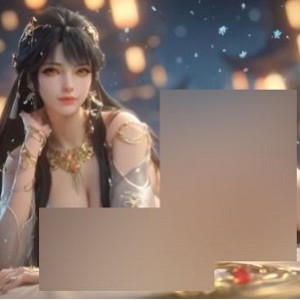韵味太足了AI绘画神国圣女白月蓉荤素图集186P498M